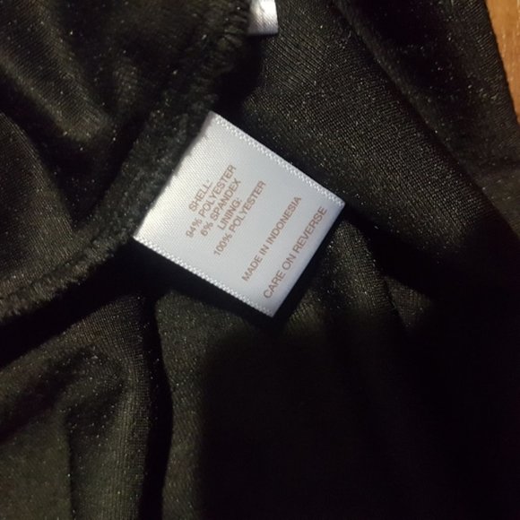 Black crushed velvet vintage midi surplice v-neck 90s dress XS-S - Picture 8 of 8